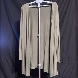 Women's Open Front Cardigan in Olive